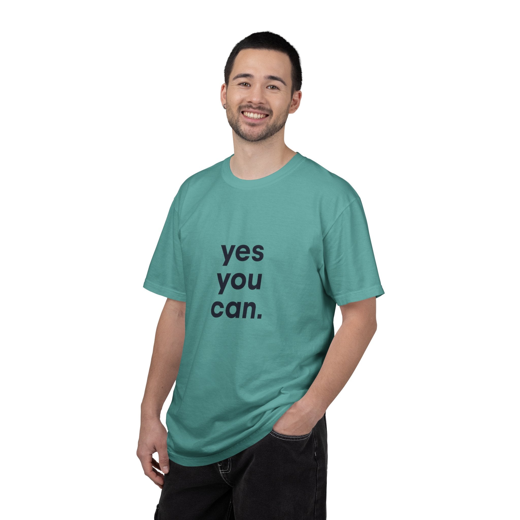 Yes You Can T-Shirt — Minimal Motivational Tee