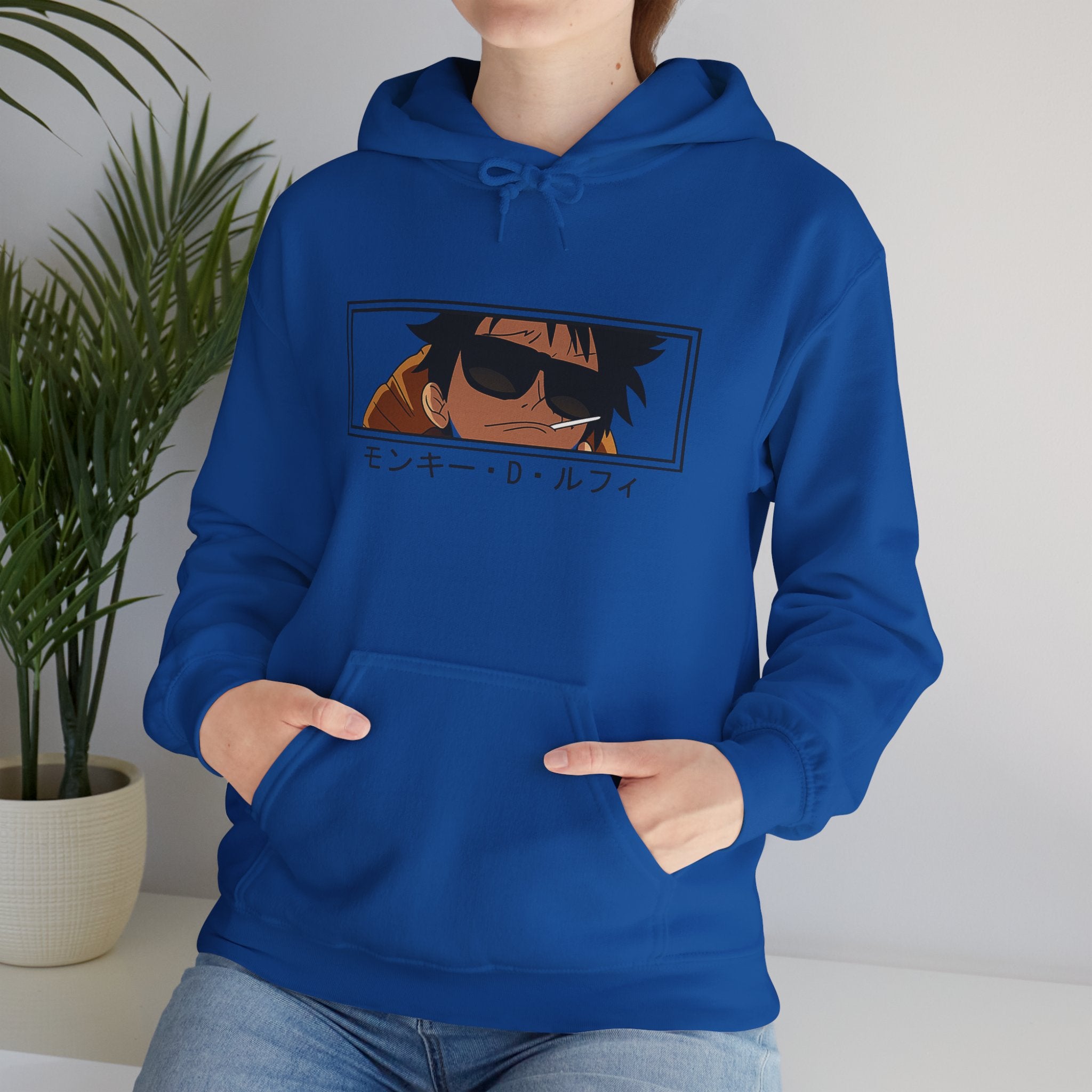 Anime Sunglasses Hoodie — モンキー・D・ルフィ Trackable Goggles Design
