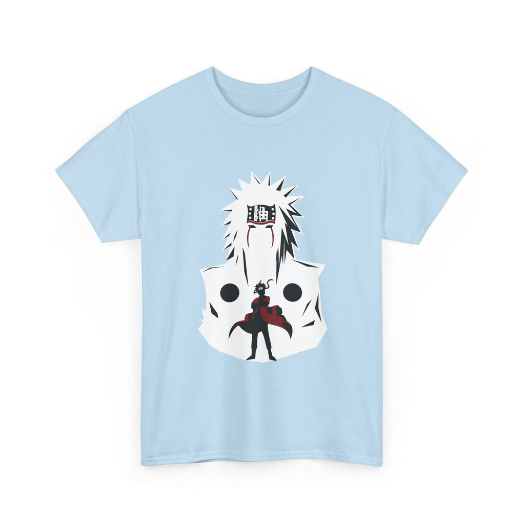 Anime Shadow Warrior T-Shirt — Silhouette Battle Graphic Tee