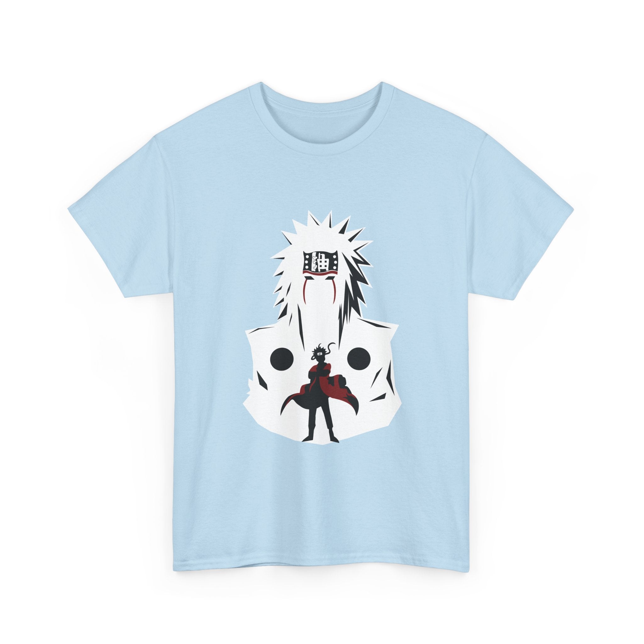 Anime Shadow Warrior T-Shirt — Silhouette Battle Graphic Tee