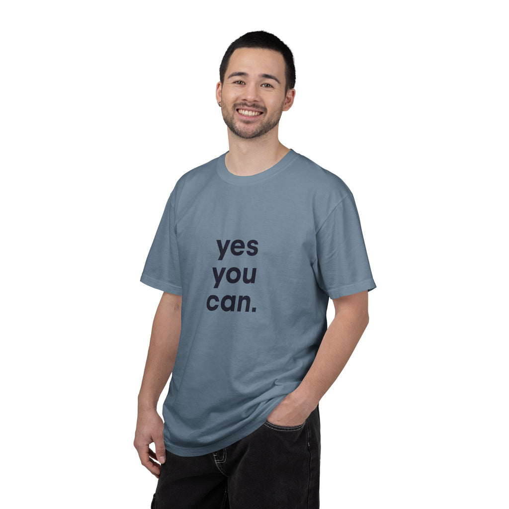 Yes You Can T-Shirt — Minimal Motivational Tee