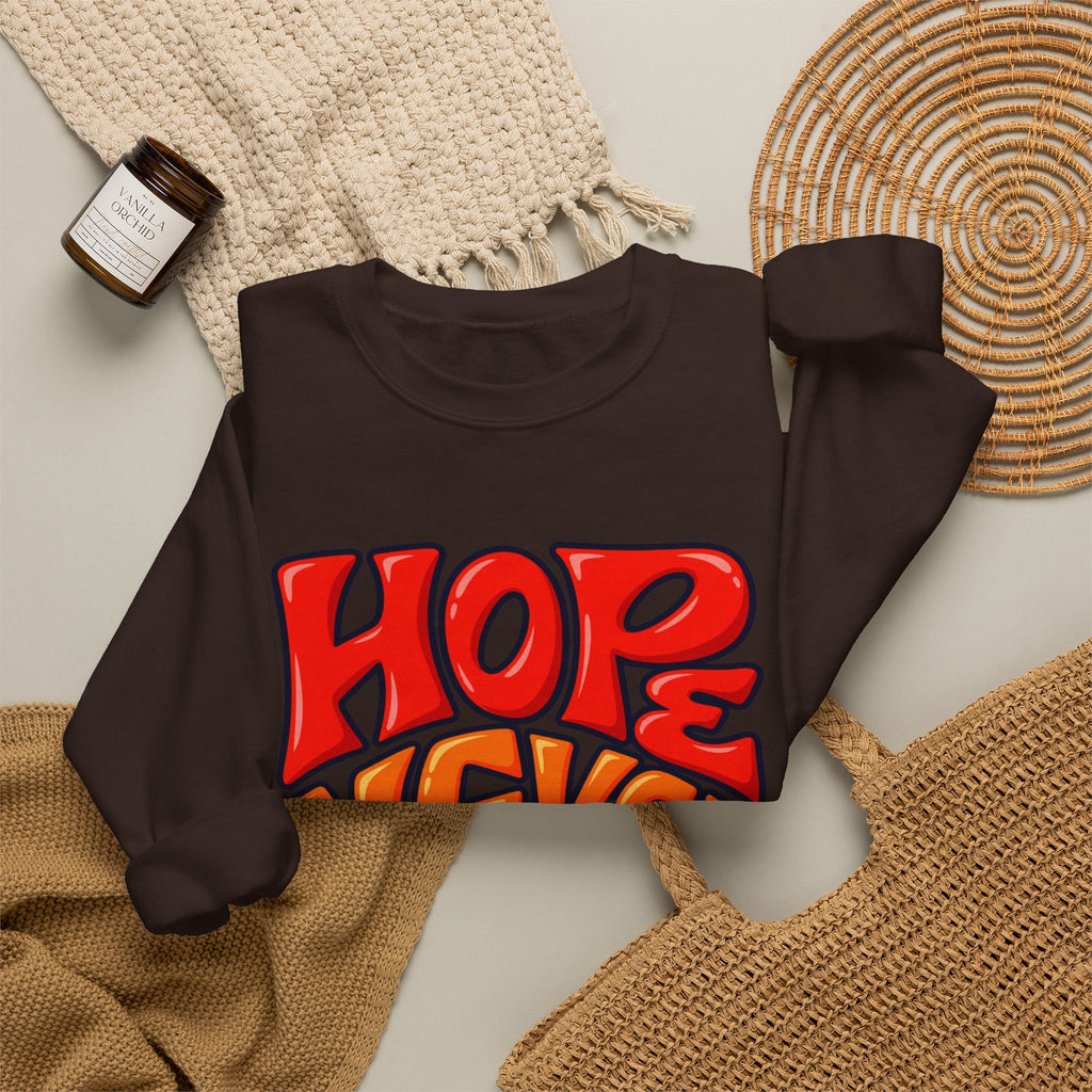 Hope Never Quits Crewneck Sweatshirt