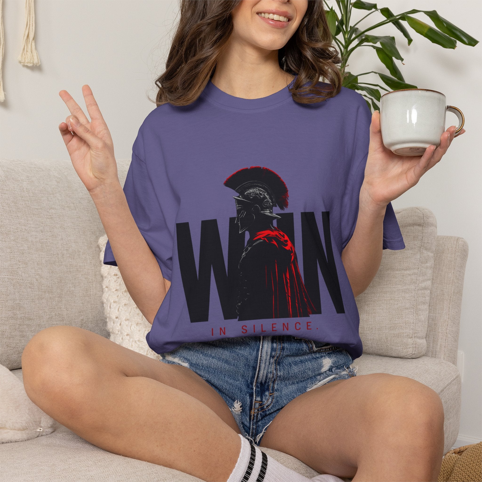Spartan 'Win in Silence' Graphic T-Shirt