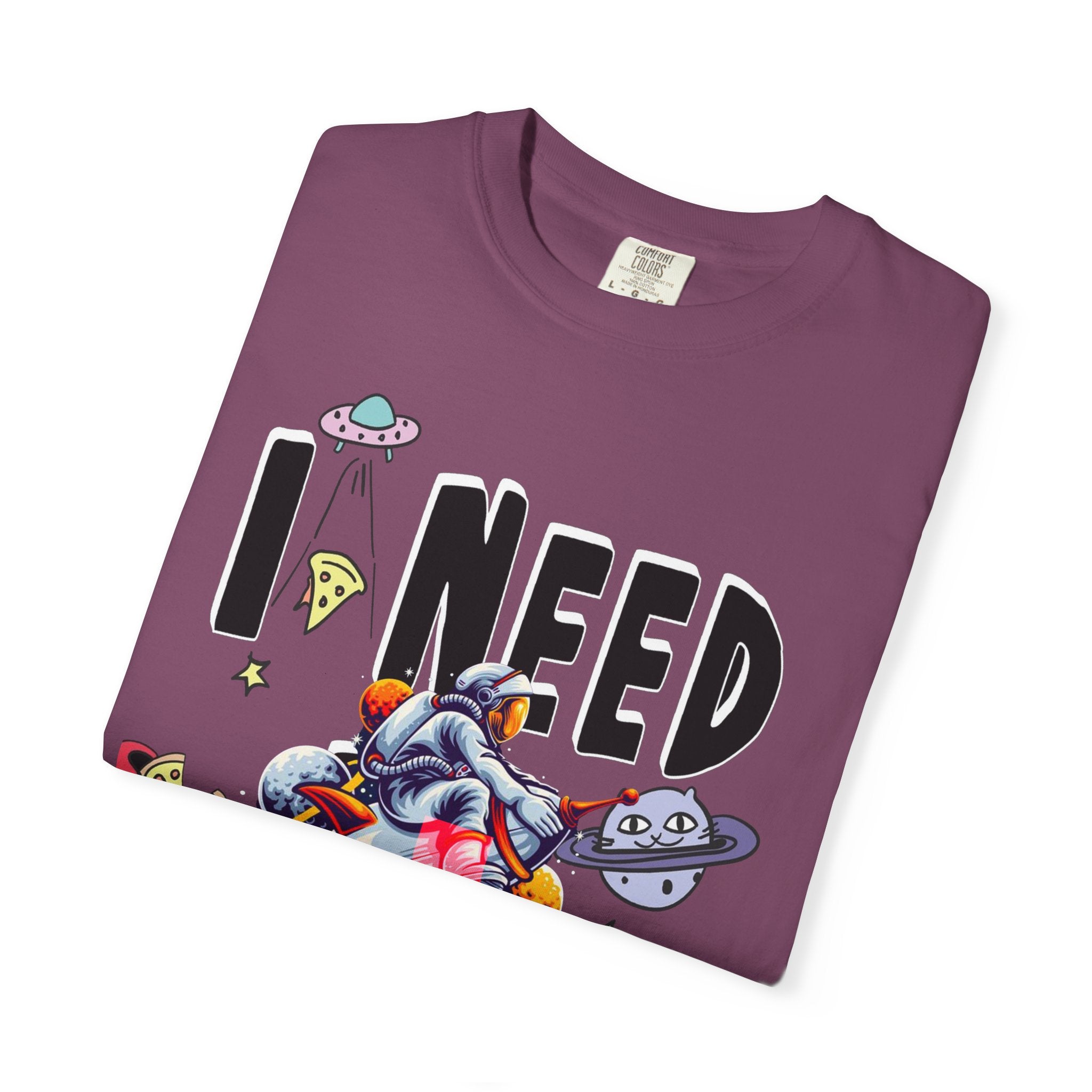 I Need Space T-Shirt — Funny Space Cartoon Astronaut Tee