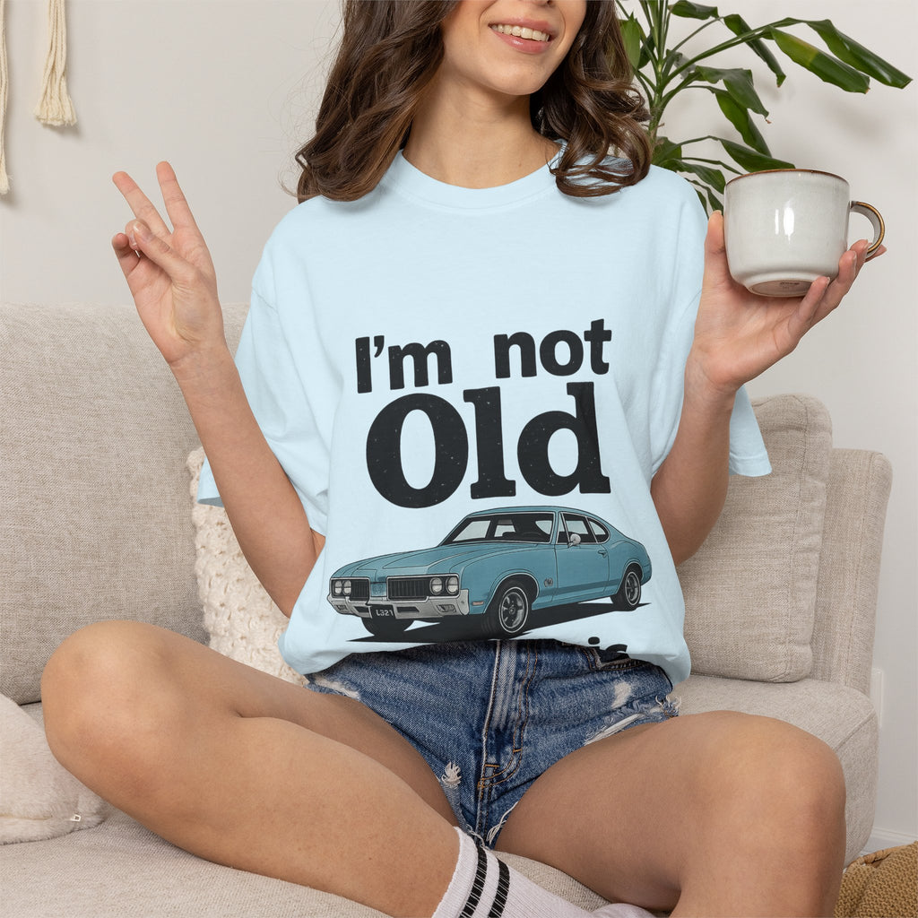 Classic Car T-Shirt — "I'm Not Old I'm Classic" Vintage Auto Tee