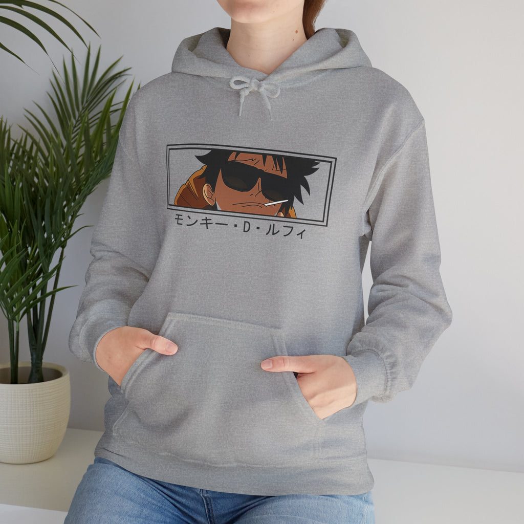 Anime Sunglasses Hoodie — モンキー・D・ルフィ Trackable Goggles Design
