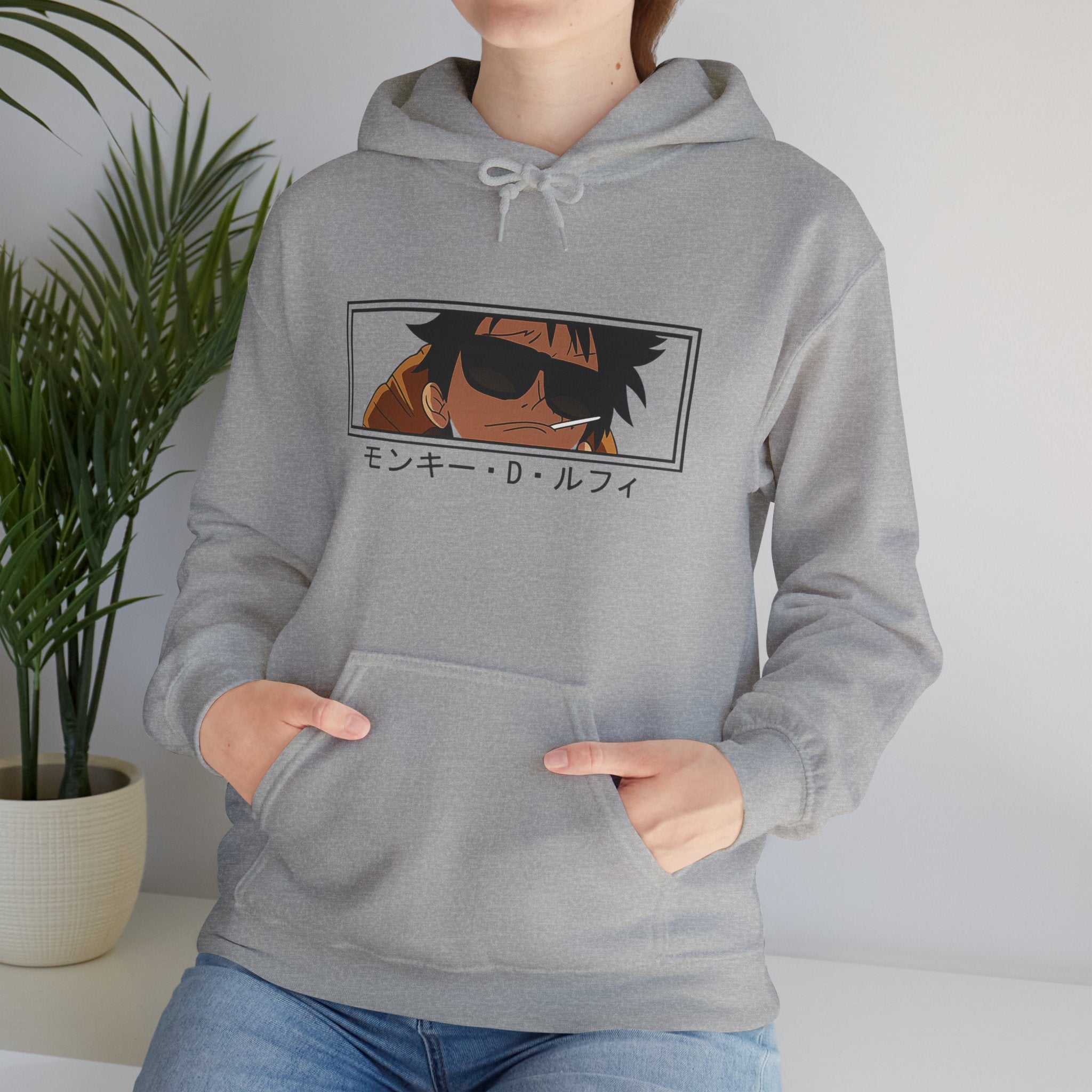Anime Sunglasses Hoodie — モンキー・D・ルフィ Trackable Goggles Design