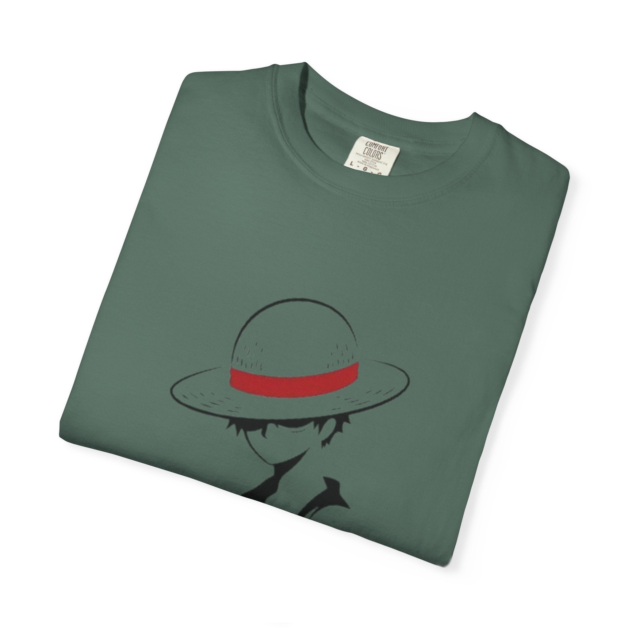 Minimal Straw Hat Silhouette T-Shirt