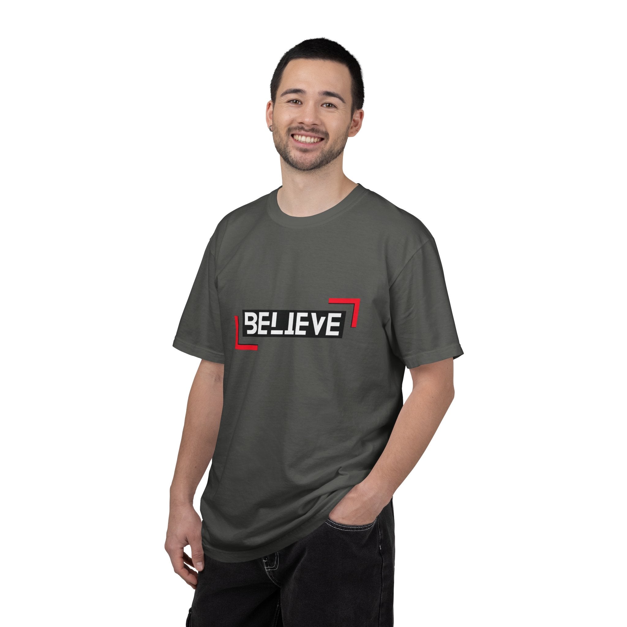 Believe Graphic T-Shirt — Bold Motivational Tee