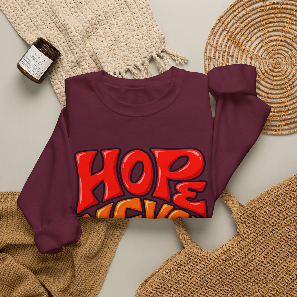 Hope Never Quits Crewneck Sweatshirt