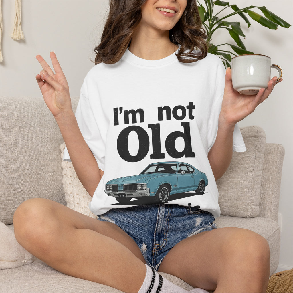 Classic Car T-Shirt — "I'm Not Old I'm Classic" Vintage Auto Tee
