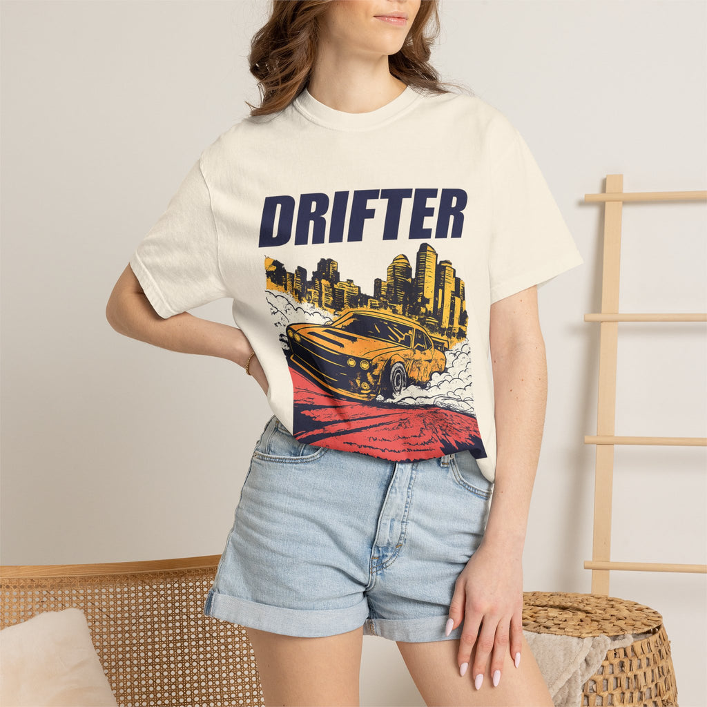Drifter Street Racing T-Shirt — Retro Drift Car Graphic Tee