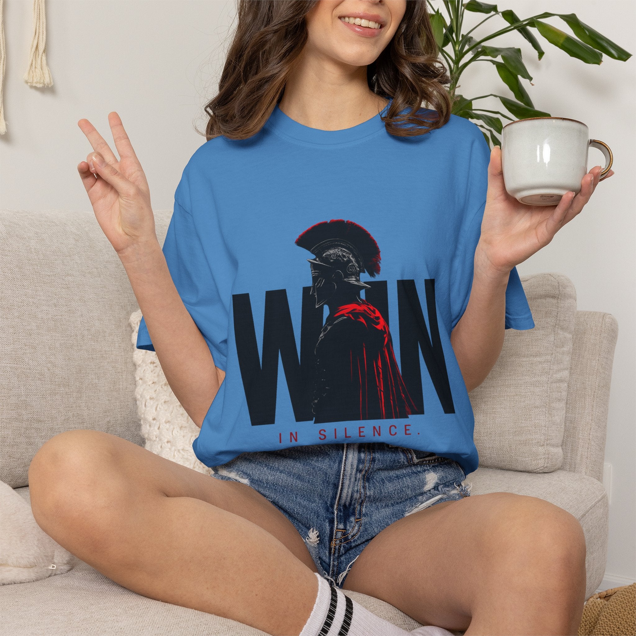 Spartan 'Win in Silence' Graphic T-Shirt