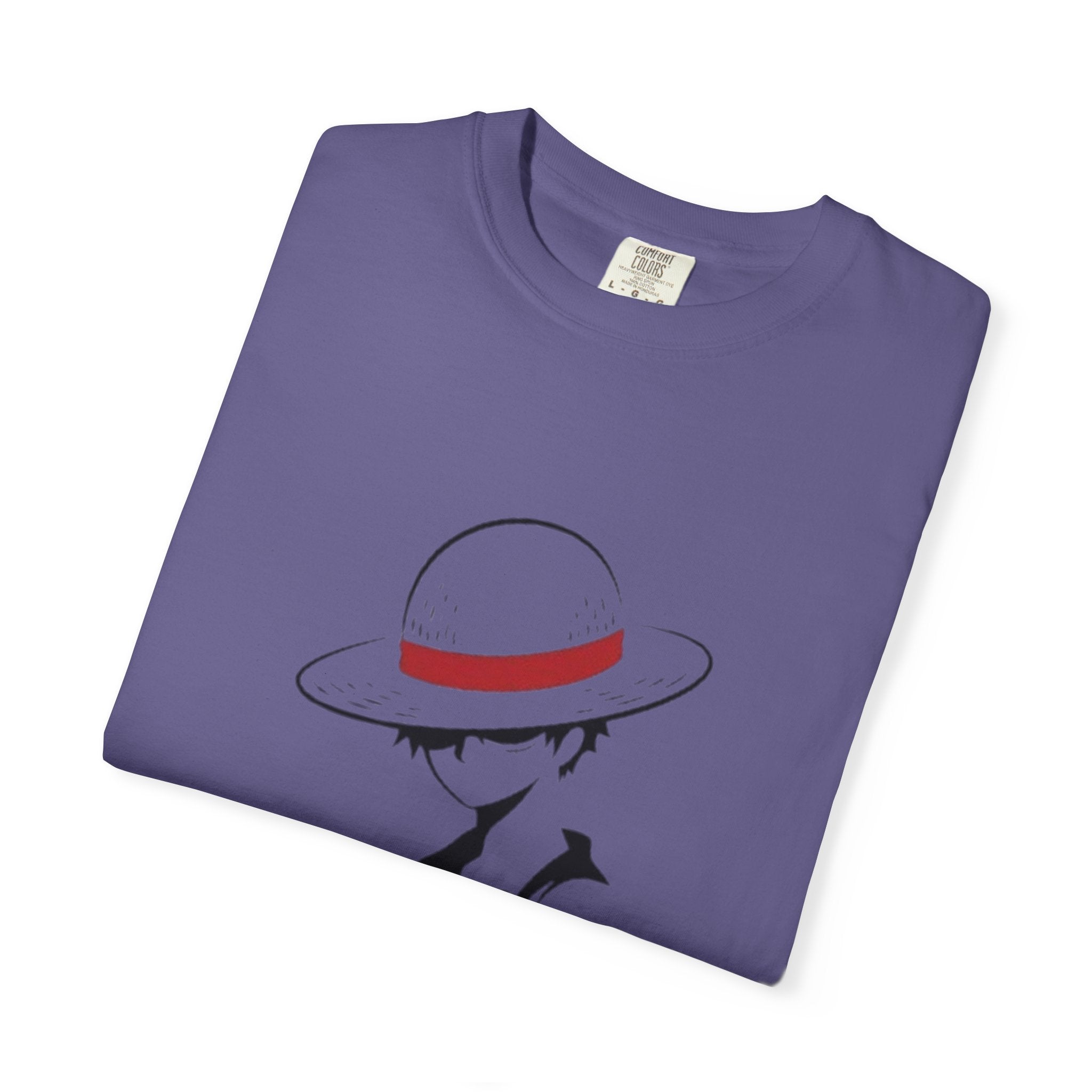 Minimal Straw Hat Silhouette T-Shirt