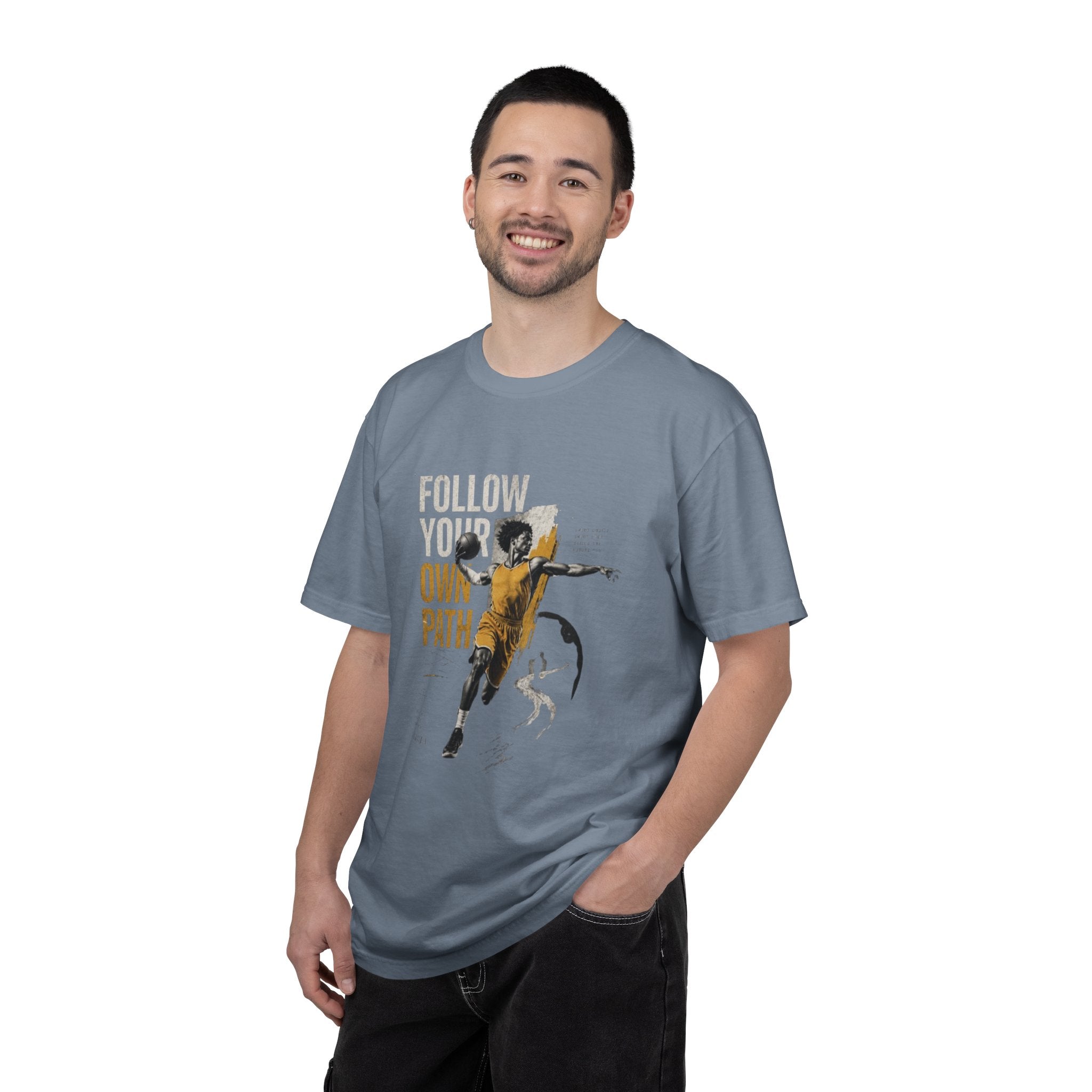 Follow Your Own Path T-Shirt — Inspirational Soccer Player Graphic Tee