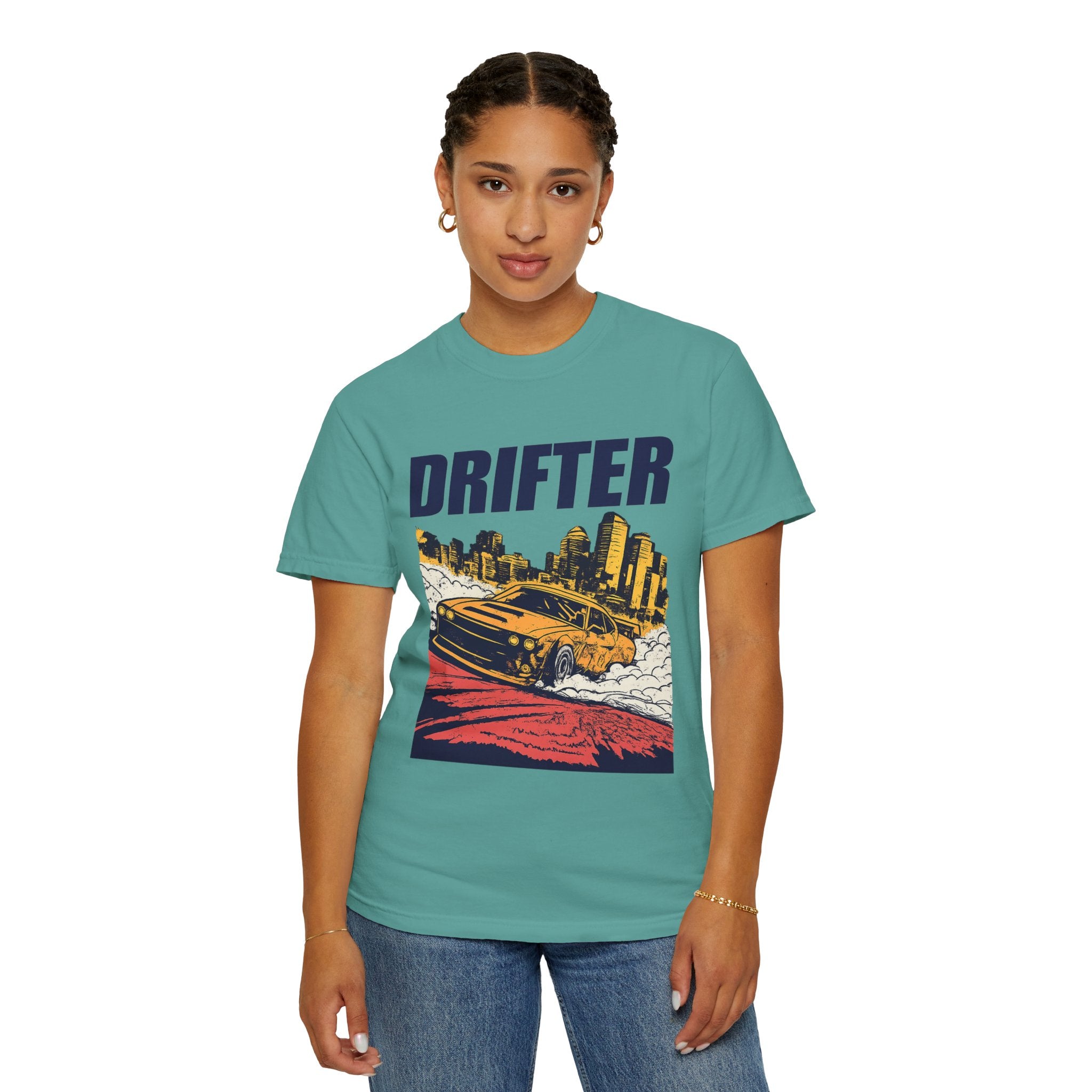 Drifter Street Racing T-Shirt — Retro Drift Car Graphic Tee