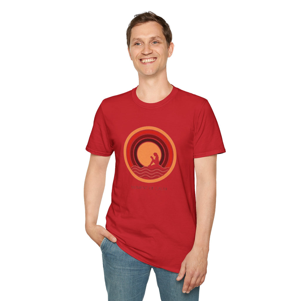 Sunset Surf T-Shirt — Retro Waves "Saltwater & Soul" Graphic Tee