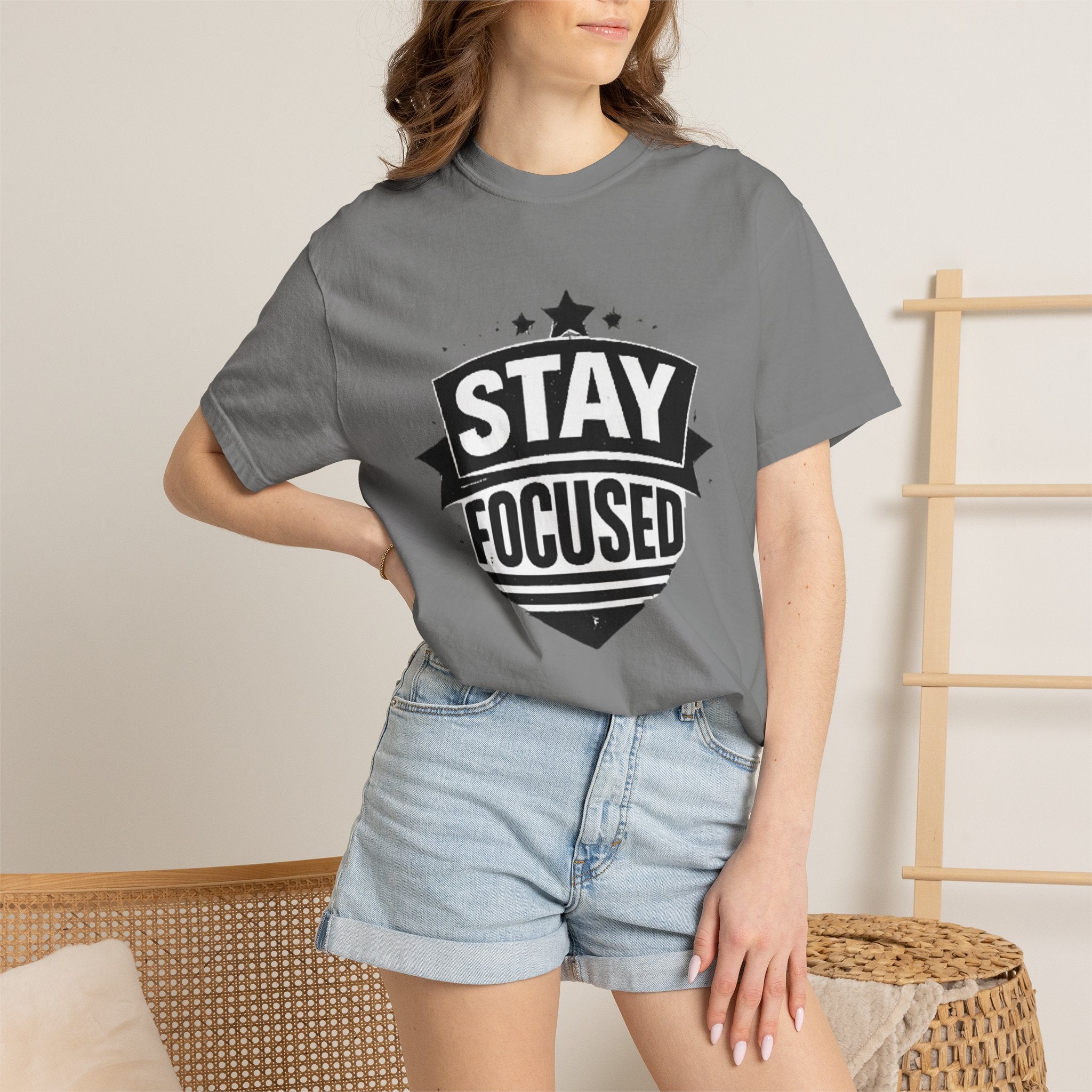 Stay Focused T-Shirt — Motivational Graphic Tee
