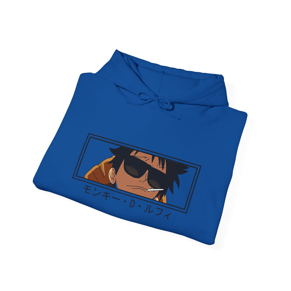 Anime Sunglasses Hoodie — モンキー・D・ルフィ Trackable Goggles Design