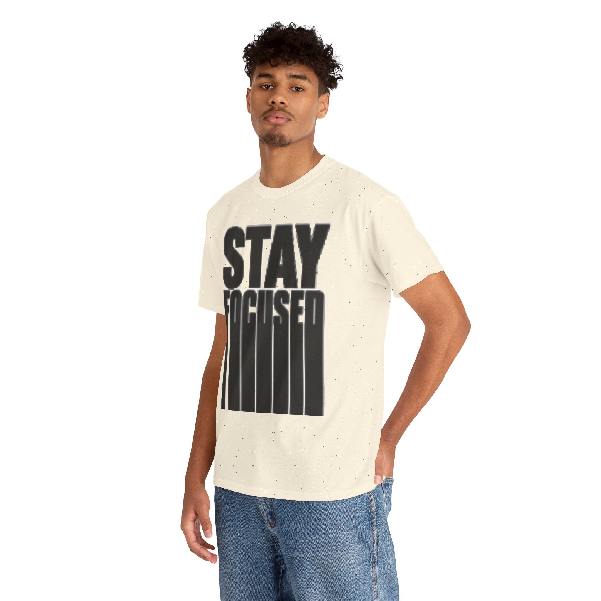 Stay Focused Tee — Motivational Graphic T‑Shirt