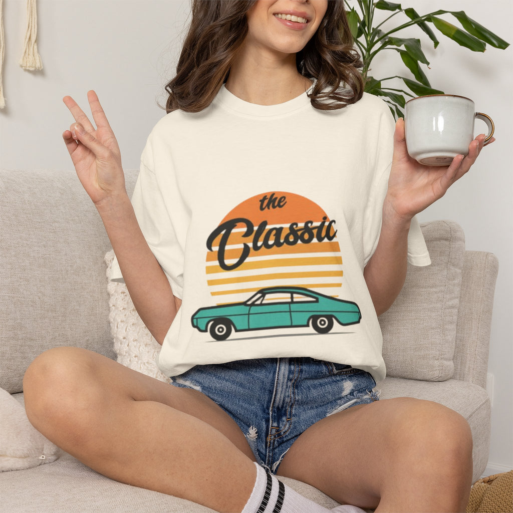Classic Car Tee — 'The Classic' Vintage Sunset Retro T-Shirt