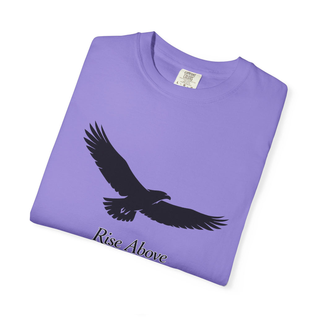 Rise Above Eagle T-Shirt — Inspirational Eagle Graphic Tee