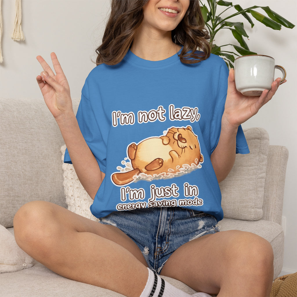 Funny 'I'm Not Lazy, I'm in Energy Saving Mode' T-Shirt