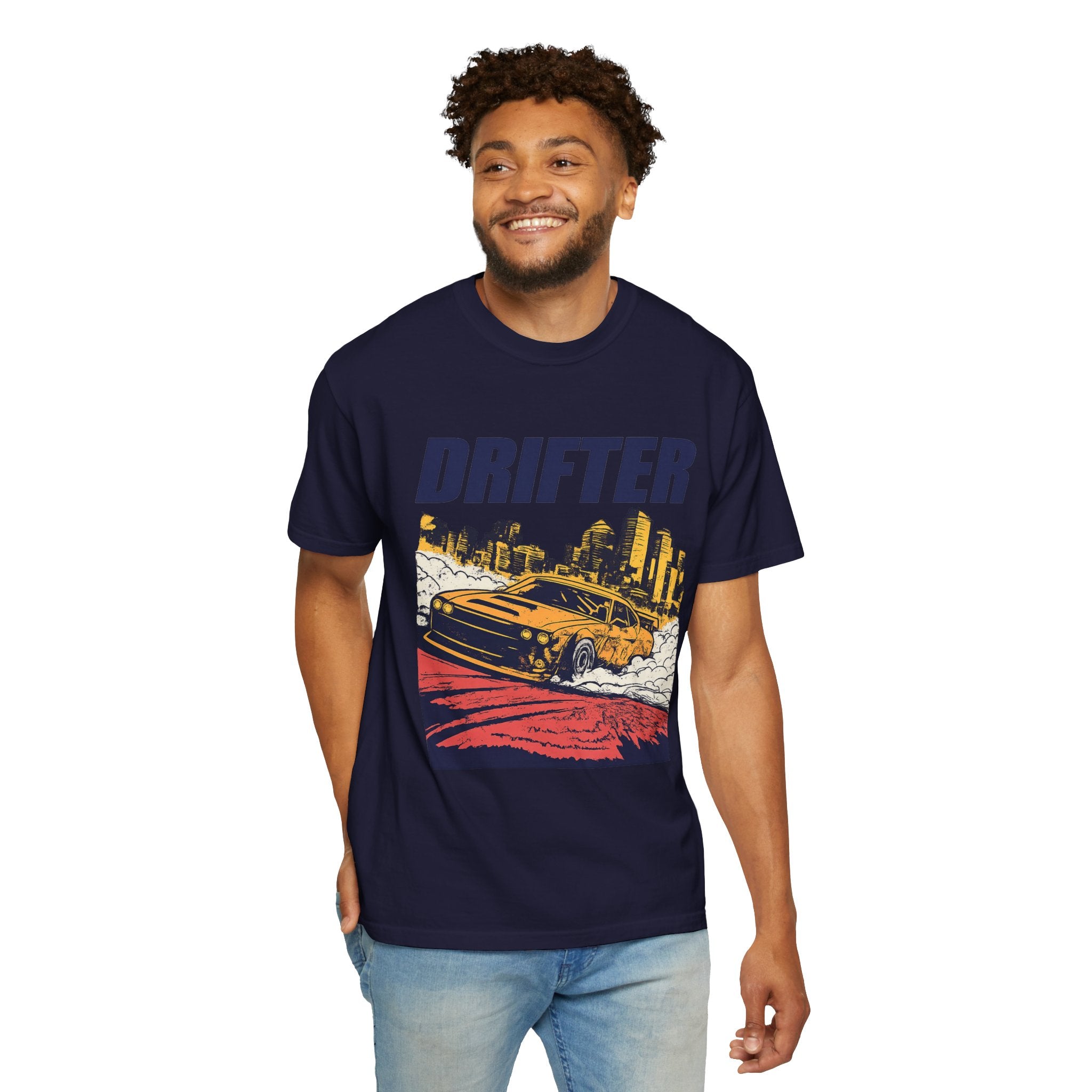 Drifter Street Racing T-Shirt — Retro Drift Car Graphic Tee