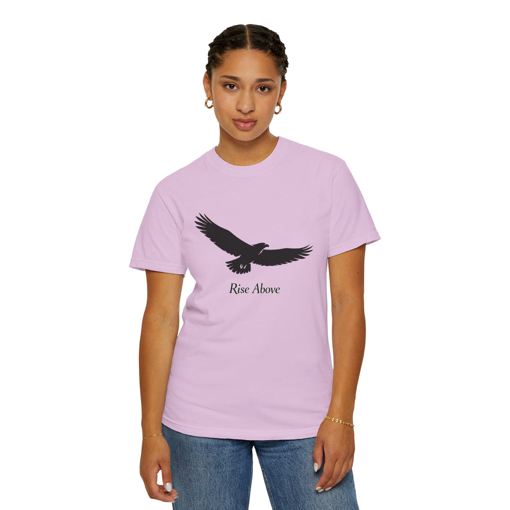 Rise Above Eagle T-Shirt — Inspirational Eagle Graphic Tee
