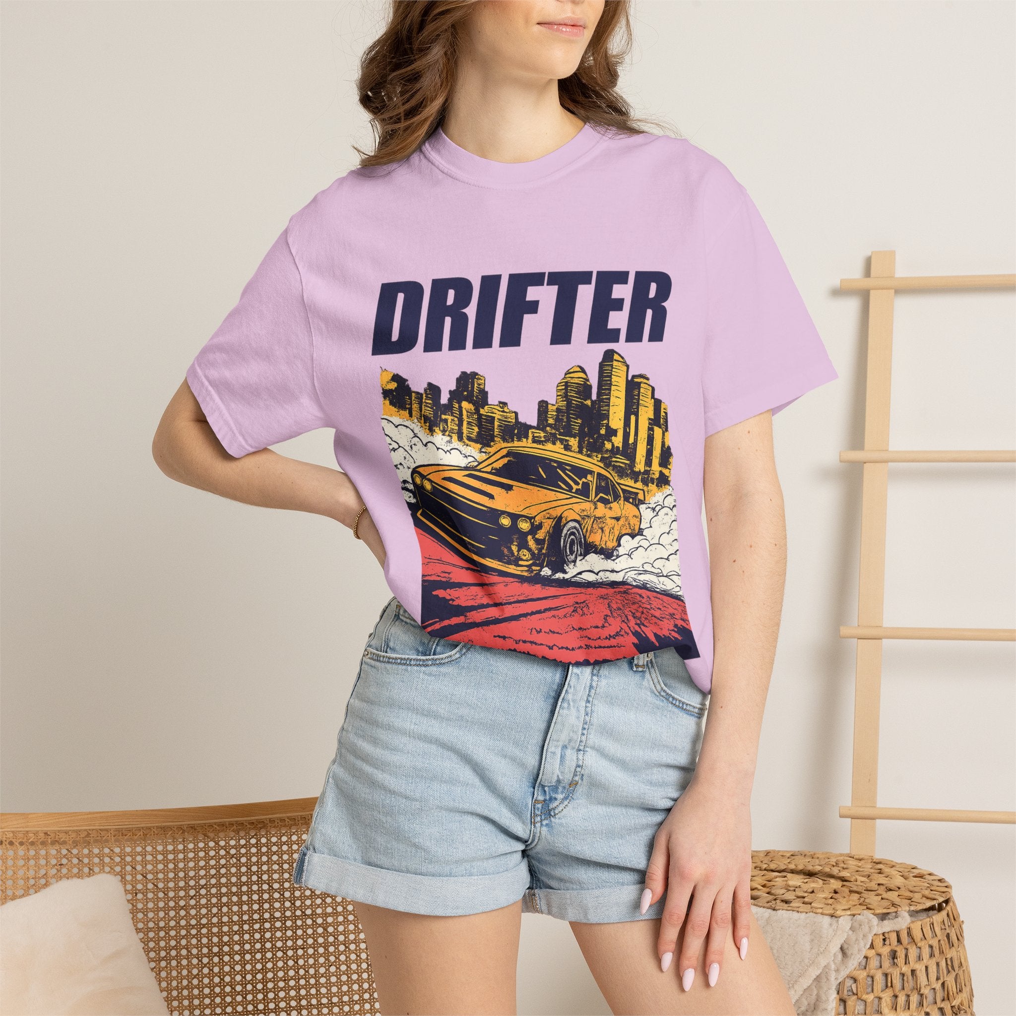 Drifter Street Racing T-Shirt — Retro Drift Car Graphic Tee