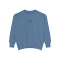 Minimal Sailboat Crewneck Sweatshirt — 'Sail the Sea' Graphic