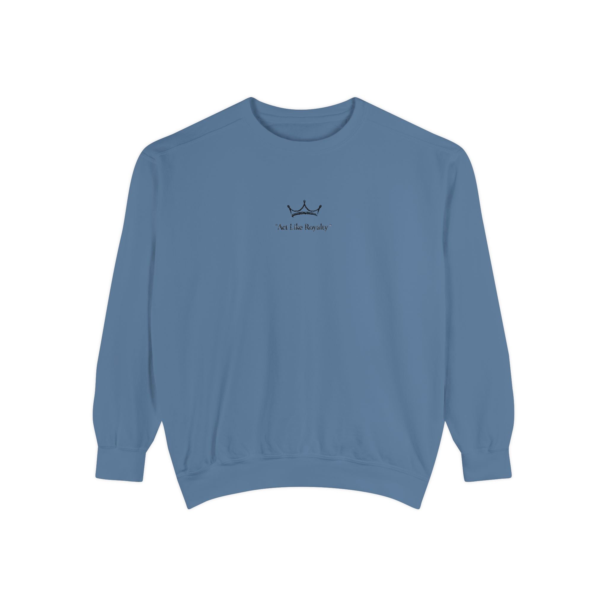 Minimal Sailboat Crewneck Sweatshirt — 'Sail the Sea' Graphic