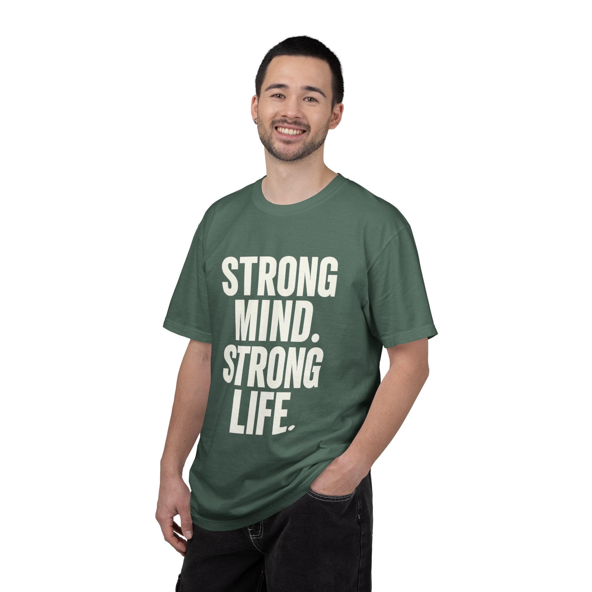 Strong Mind Strong Life Tee — Motivational Graphic T-Shirt