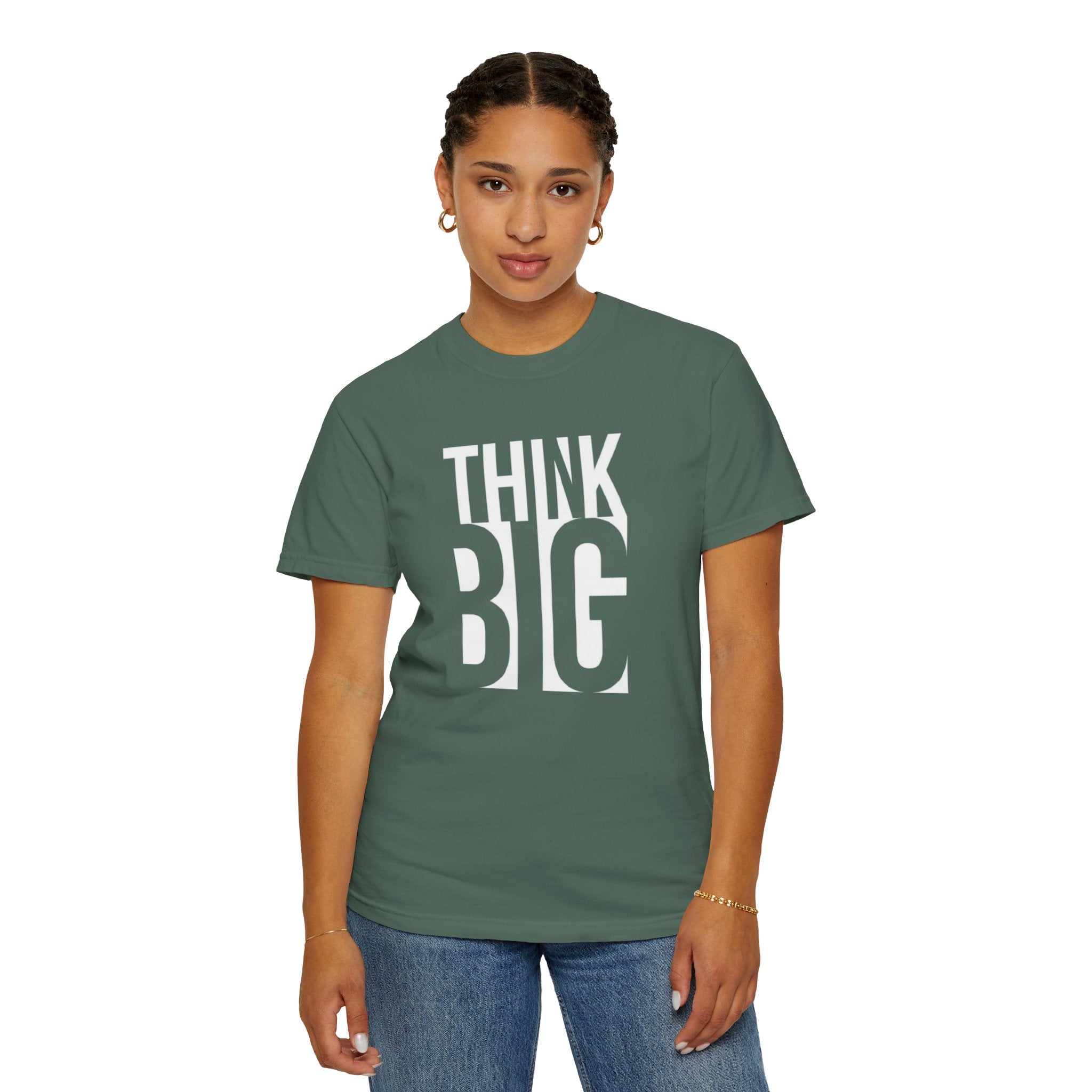 Think Big Graphic T-Shirt — Motivational Typography Tee