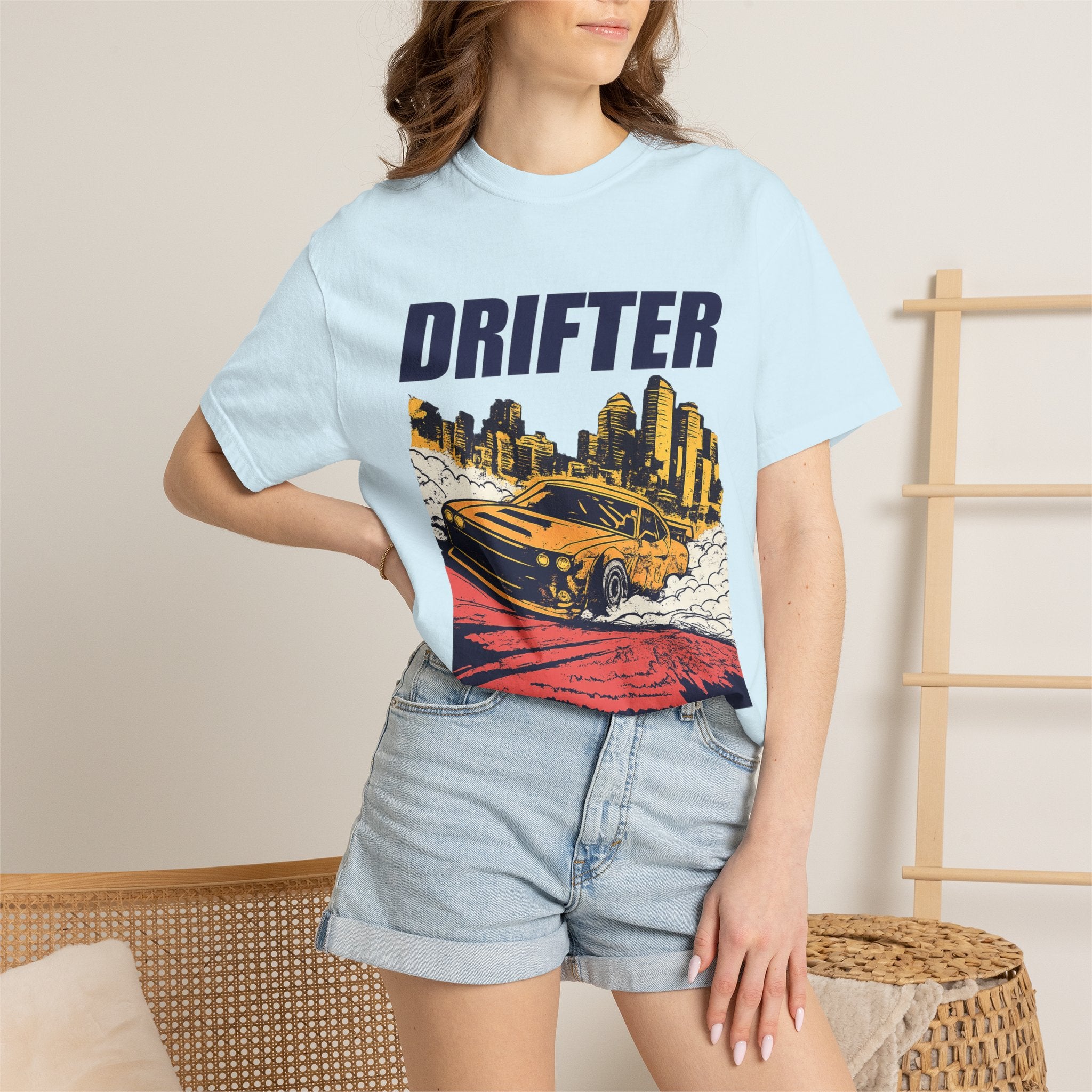 Drifter Street Racing T-Shirt — Retro Drift Car Graphic Tee