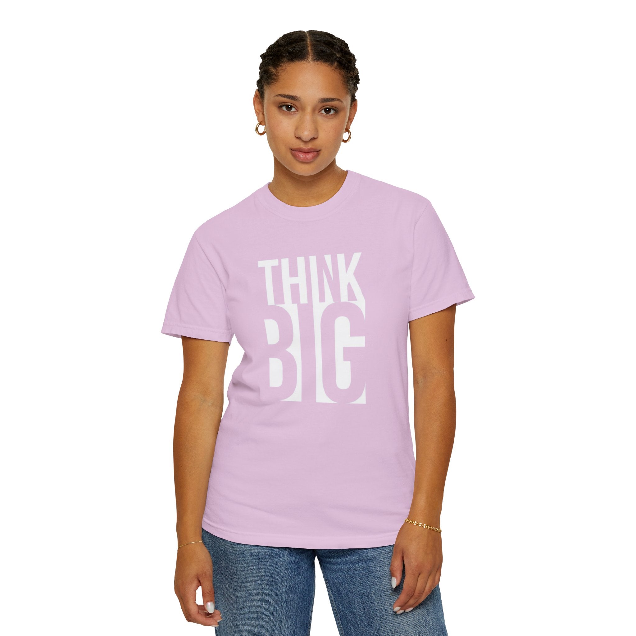 Think Big Graphic T-Shirt — Motivational Typography Tee