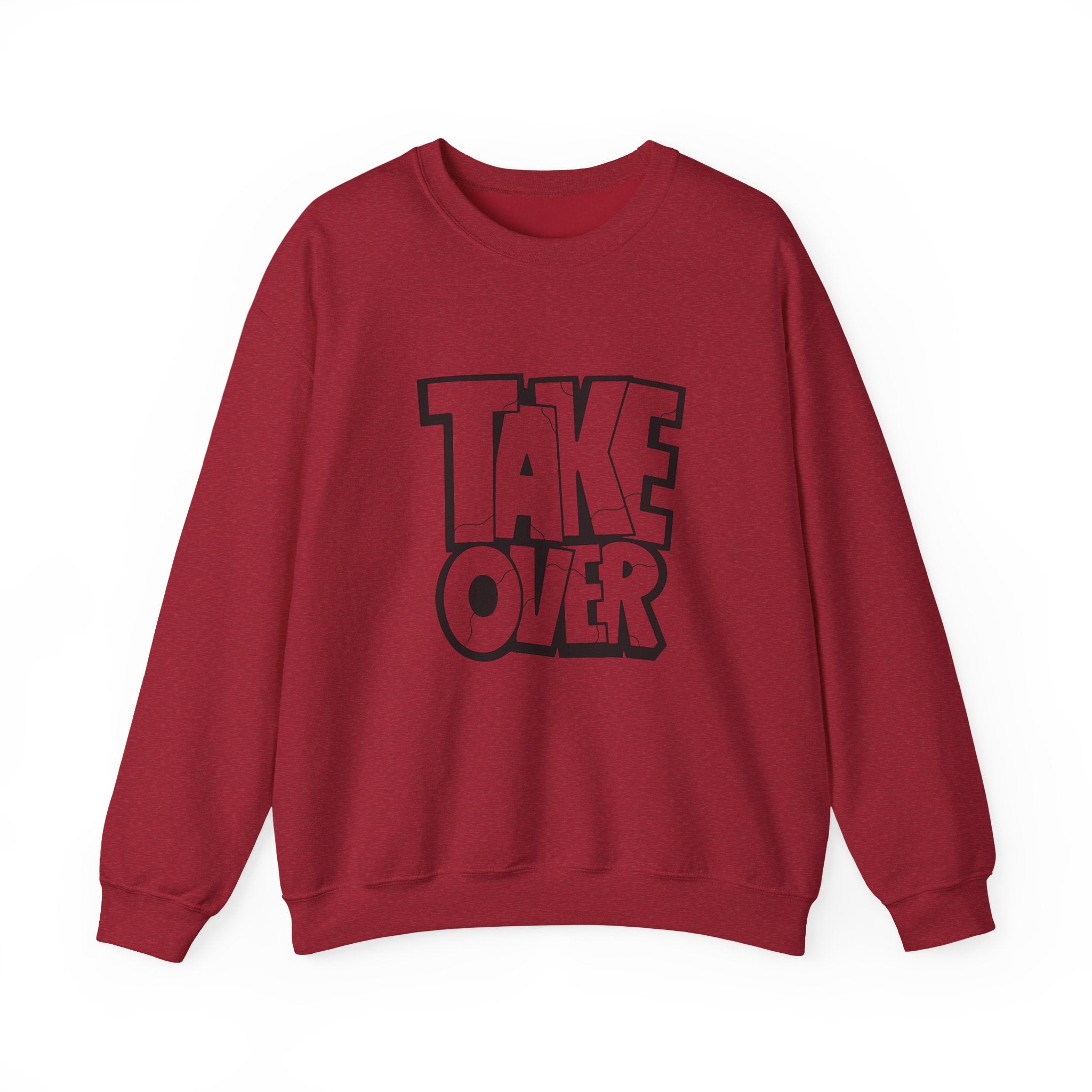 Take Over Crewneck Sweatshirt — Bold Streetwear Graphic Pullover