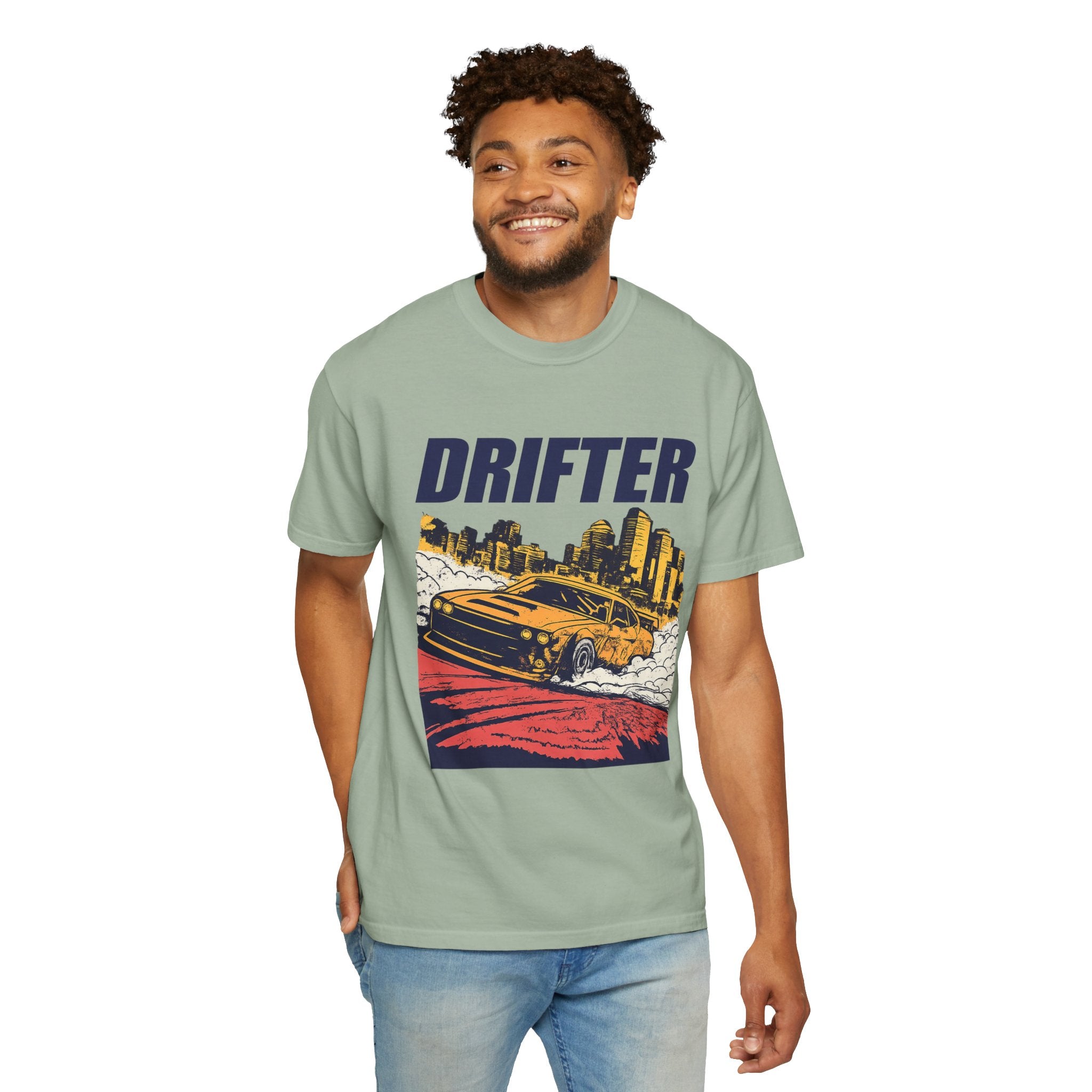 Drifter Street Racing T-Shirt — Retro Drift Car Graphic Tee
