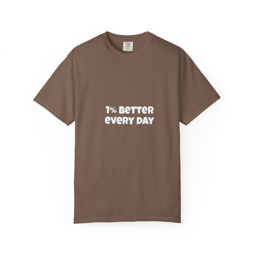 1% Better Every Day T-Shirt — Motivational Daily Progress Tee