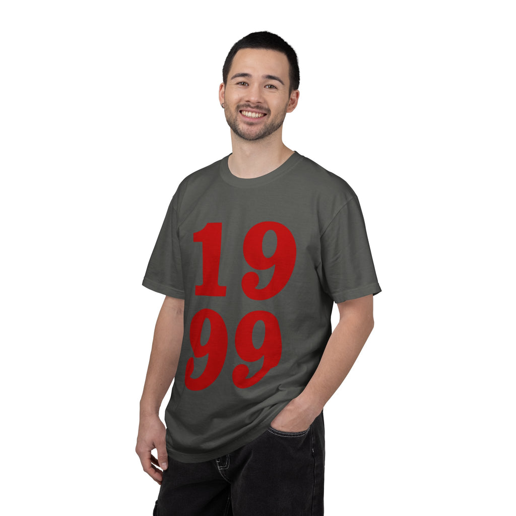 1999 Retro Number T-Shirt — Vintage Birth Year Tee