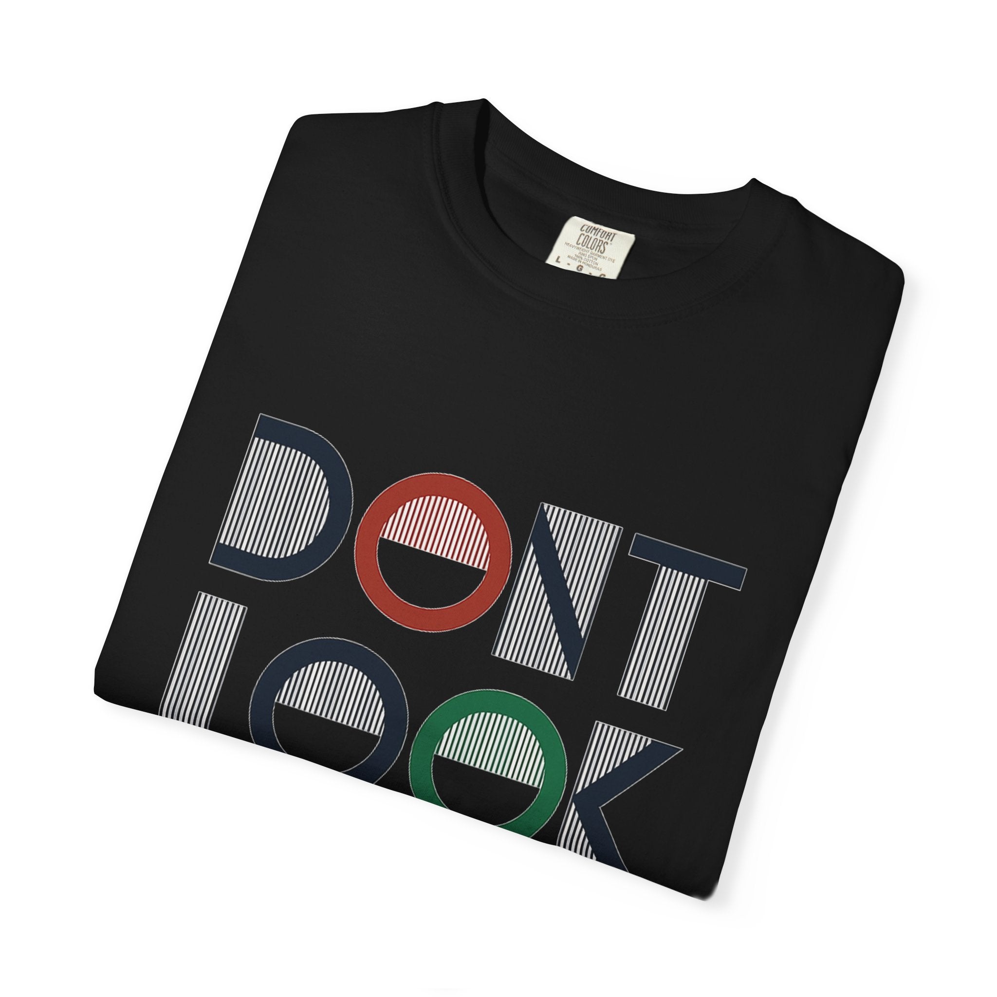 Don't Look Back T-Shirt — Retro Motivational Graphic Tee