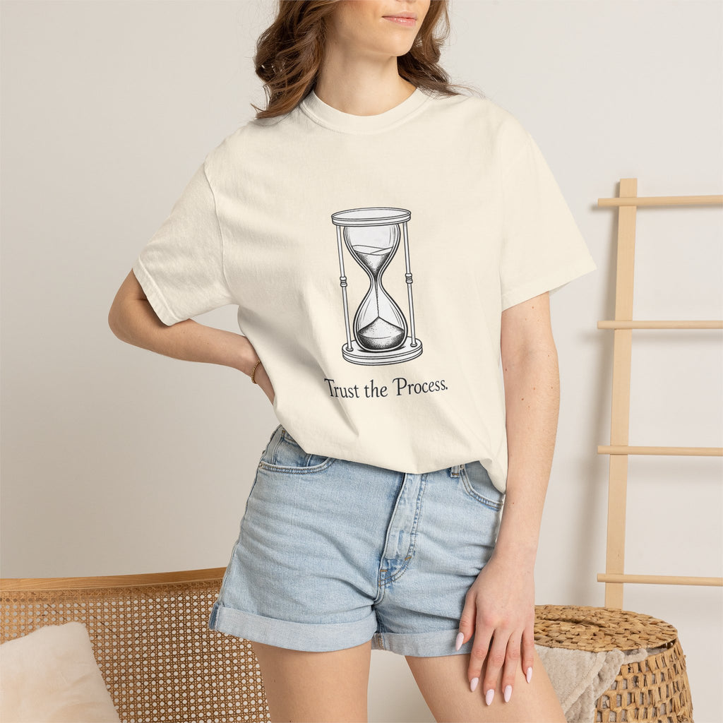 Trust the Process T-Shirt — Hourglass Graphic Inspirational Tee