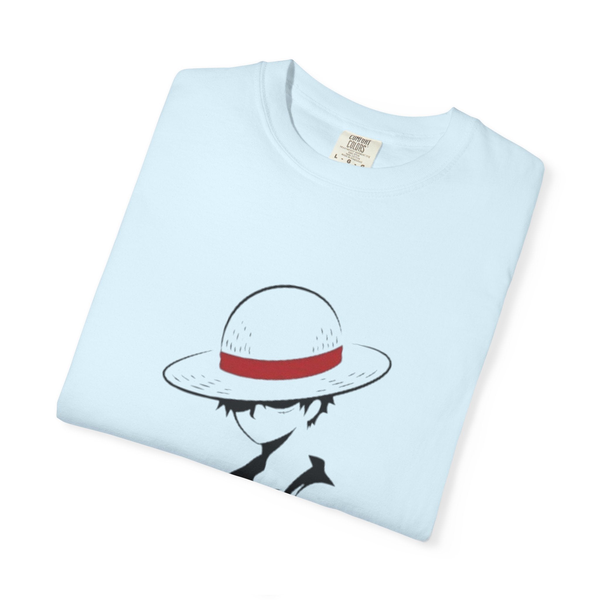 Minimal Straw Hat Silhouette T-Shirt