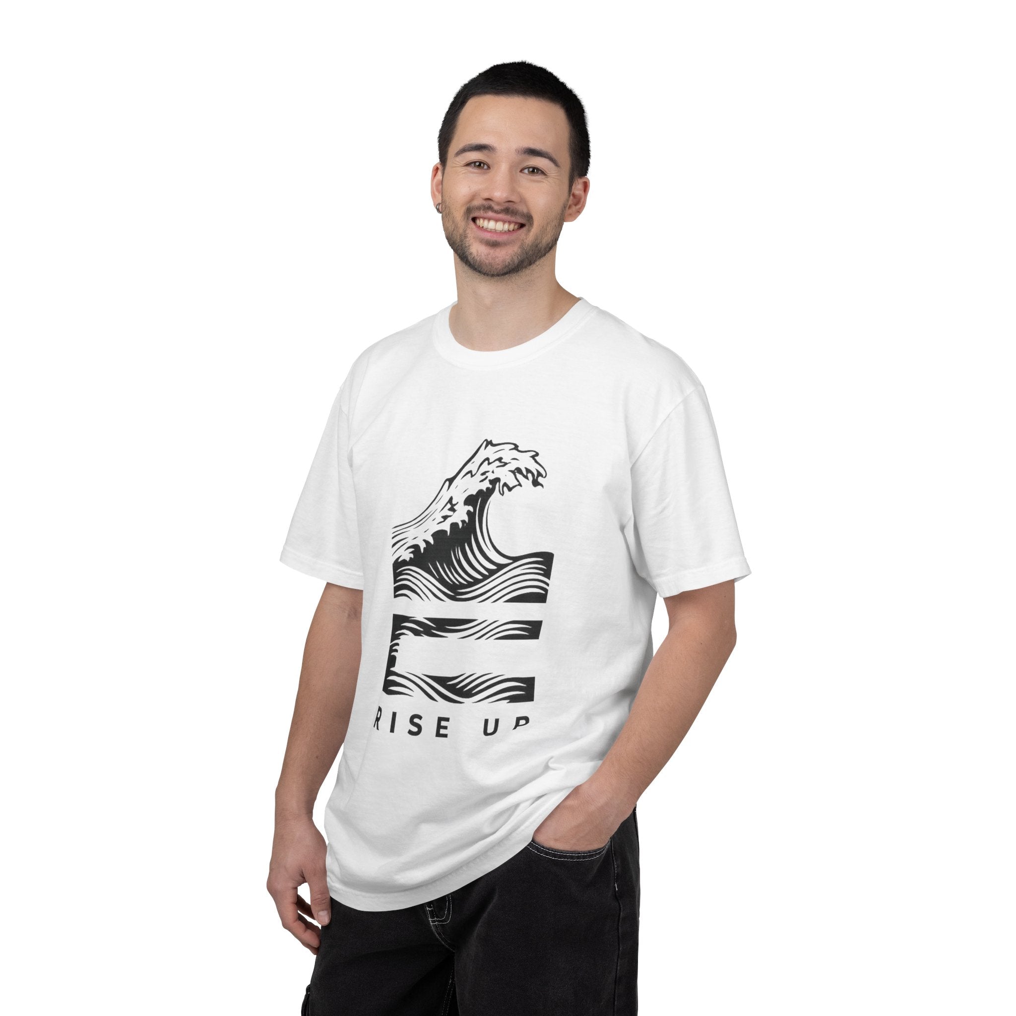 Rise Up Wave T-Shirt — Graphic Ocean Wave Tee