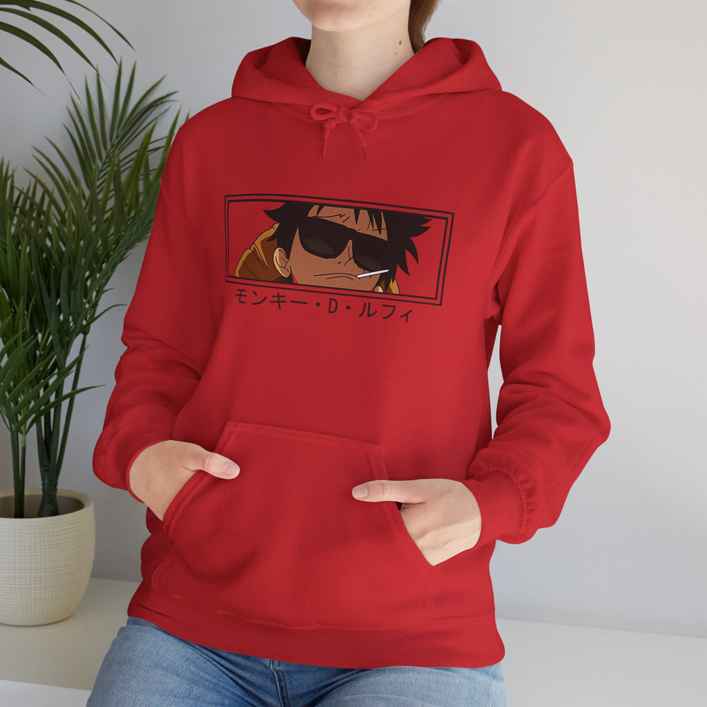Anime Sunglasses Hoodie — モンキー・D・ルフィ Trackable Goggles Design