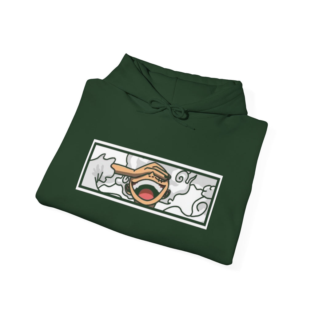 Laughing Mouth Graphic Hoodie — Anime Smile Streetwear Hoodie