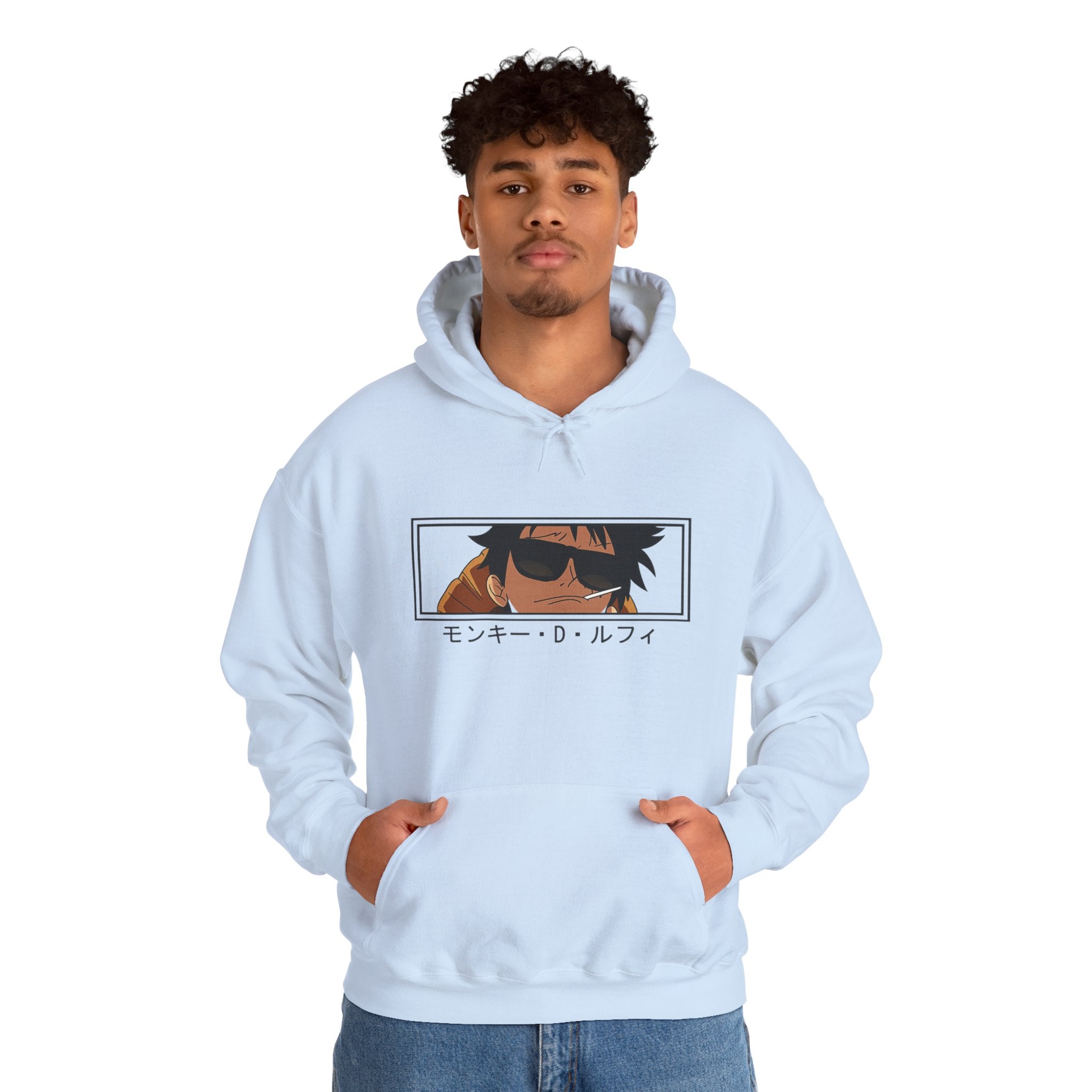 Anime Sunglasses Hoodie — モンキー・D・ルフィ Trackable Goggles Design