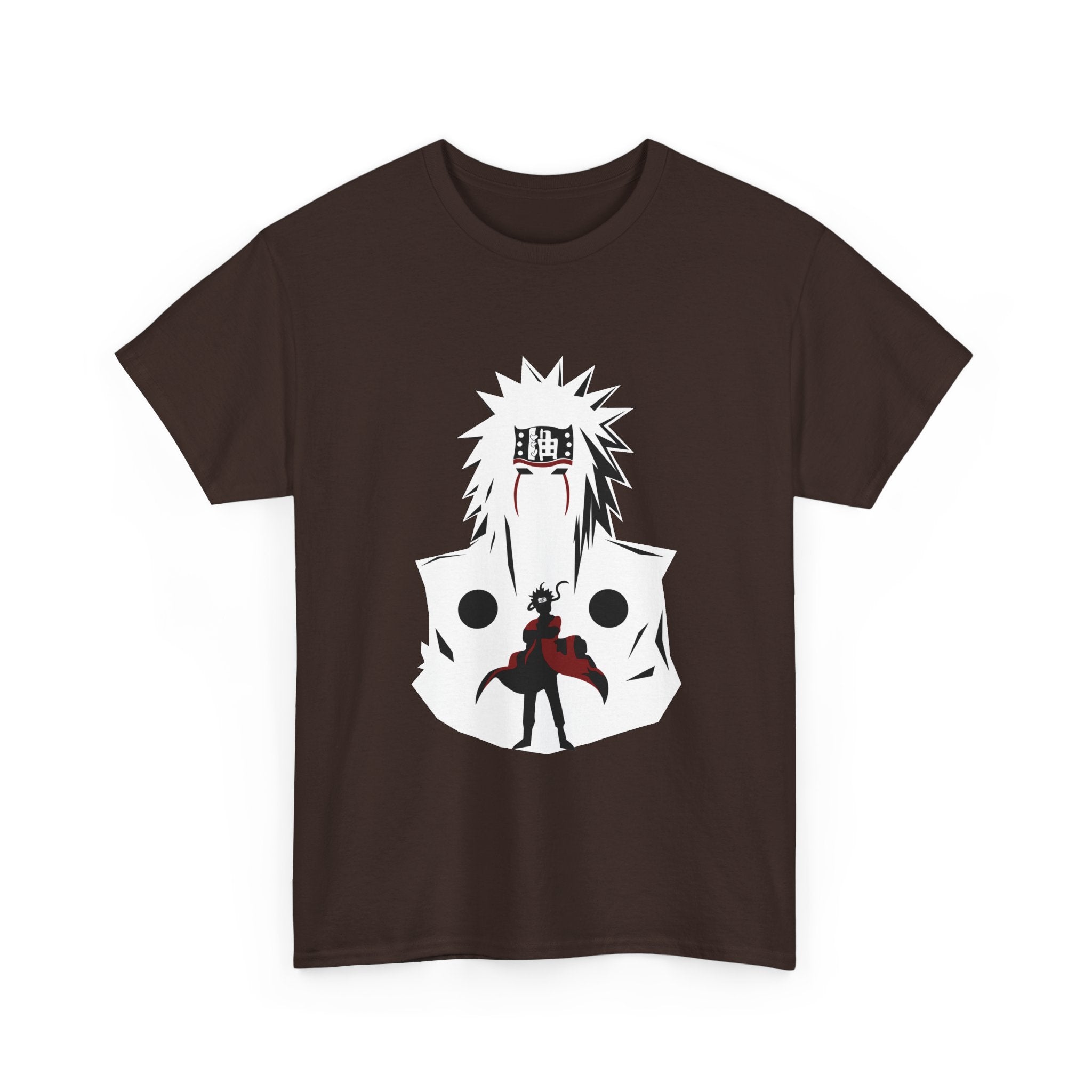 Anime Shadow Warrior T-Shirt — Silhouette Battle Graphic Tee