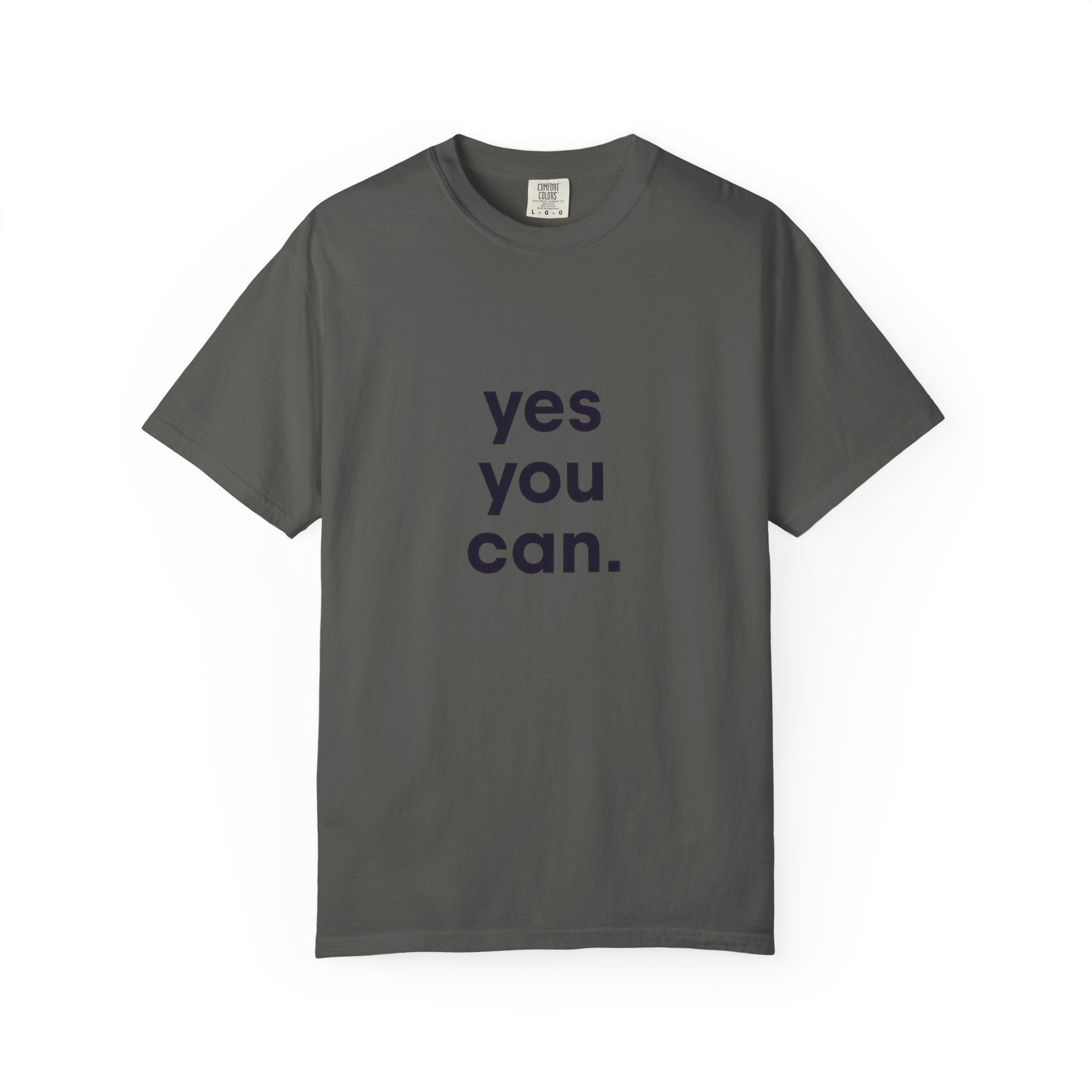 Yes You Can T-Shirt — Minimal Motivational Tee