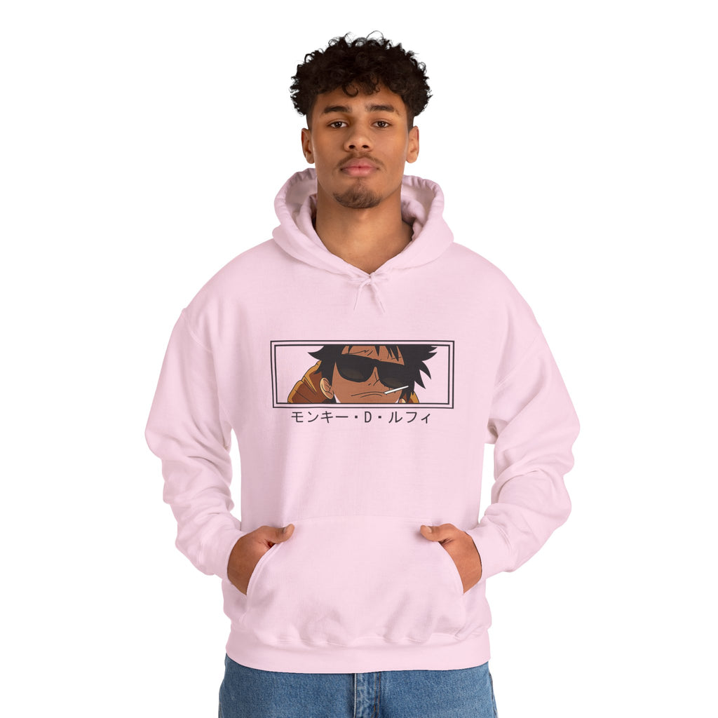 Anime Sunglasses Hoodie — モンキー・D・ルフィ Trackable Goggles Design